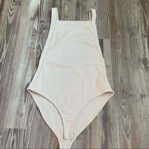 Forever 21 Nude High-Neck Bodysuit